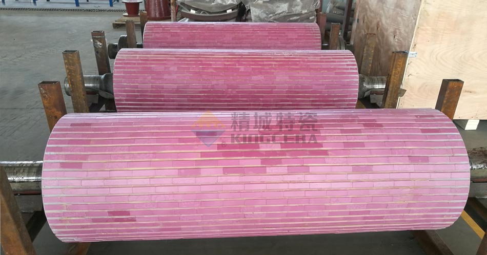 人生就是博官网特瓷皮带机耐磨陶瓷滚筒防磨解决规划