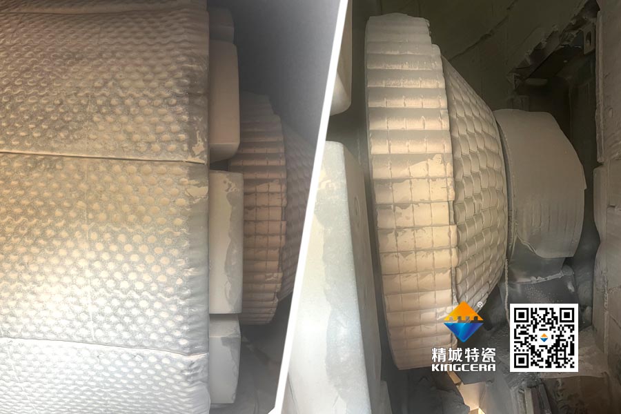 水泥厂磨辊轴ZTA陶瓷；ふ质倜⒏橹4年以上