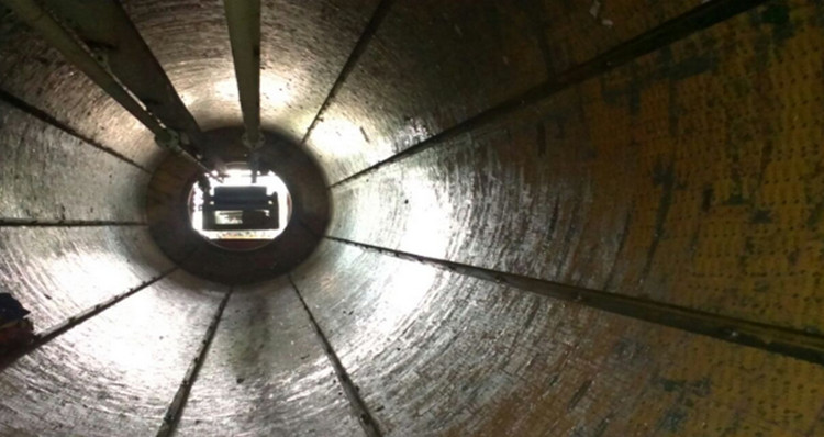 安徽某烧结厂圆筒混合机使用人生就是博官网耐磨陶瓷衬板